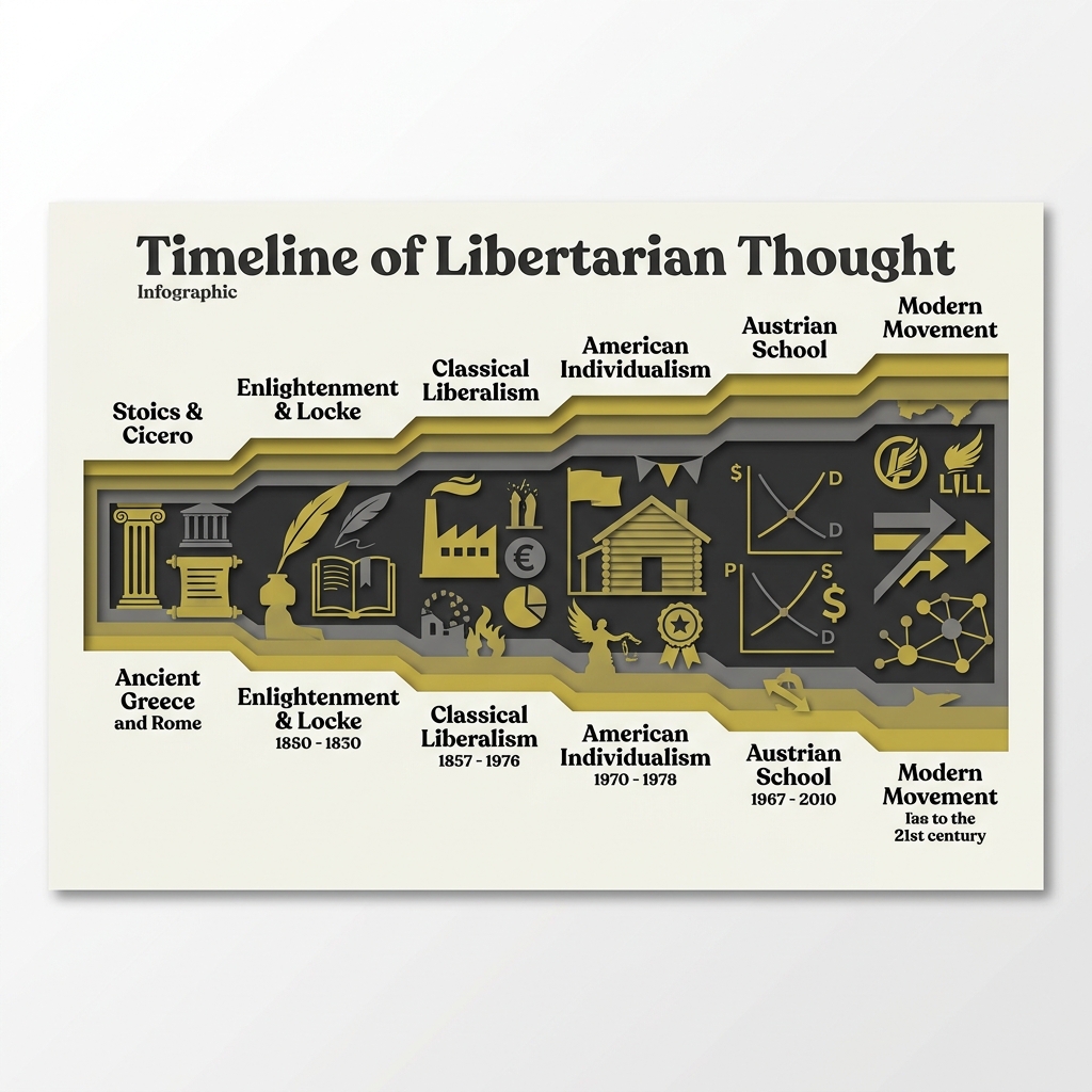 Timeline of Libertarian Thought from Ancient Greece to the 21st century