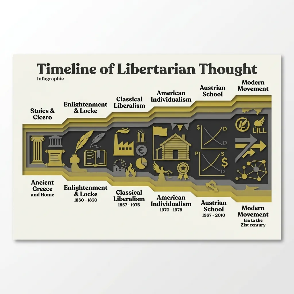 Timeline of Libertarian Thought from Ancient Greece to the 21st century